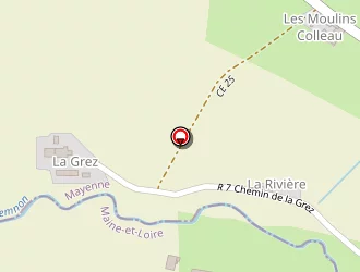 Carte de Le Gite De La Grez à Senonnes