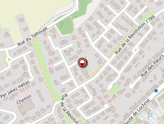 Carte de Hennebihan à Hennebont