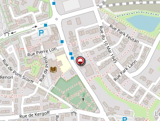 Carte de La Bastide à Caudan