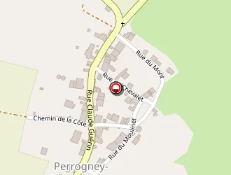 Carte de Emc2 à Perrogney-les-fontaines