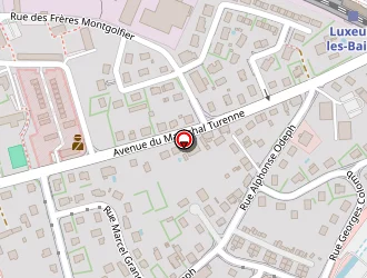 Carte de Sas Chausséa à Luxeuil-les-bains