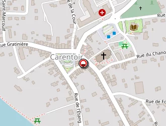 Carte de Chemin Des Templiers à Carentoir