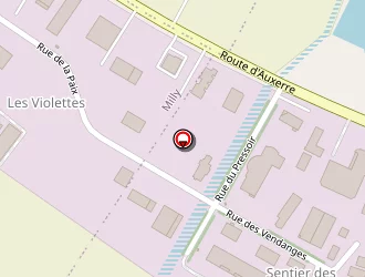 Carte de Autovision Vinot Frères à Chablis