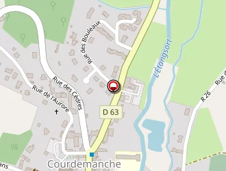 Carte de 2m Coiffure à Courdemanche