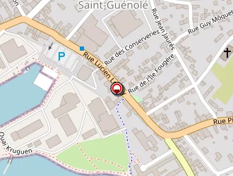 Carte de Ar Krugen à Penmarch