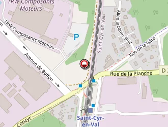 Carte de Footways à Orléans