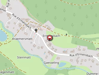 Carte de Circuits De Randonnées Ermensbach à Rimbach-près-masevaux