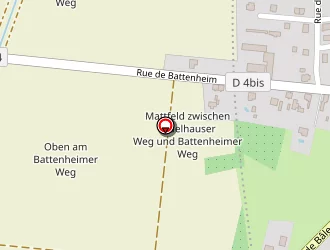 Carte de Schacherer à Bantzenheim