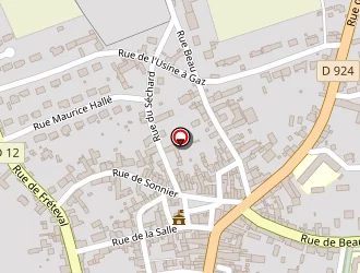 Carte de La Poste à Oucques