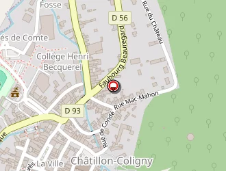 Carte de Dlabac Coiffeurs Joël à Châtillon-coligny