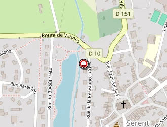 Carte de Jl Plaquiste à Sérent