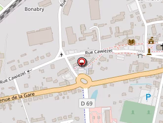 Carte de La Poste à Messac