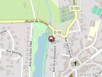 Carte de Terrain D'entraînement à Sérent