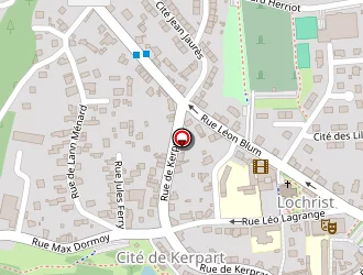 Carte de Le Rouzo Roland à Inzinzac-lochrist