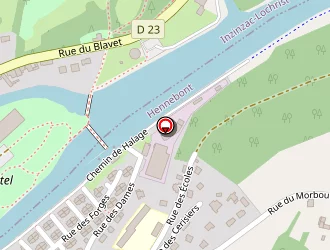 Carte de Le Core Géraldine à Hennebont