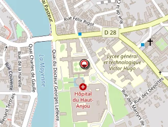 Carte de Ifas (institut De Formation D'aides Soignants) à Chateau gontier bazouges