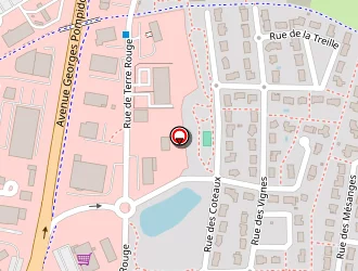 Carte de Espace Jeux De Terre Rouge à Azé