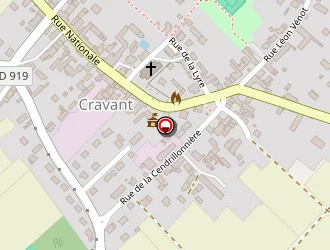 Carte de Belleteste Gilles à Cravant