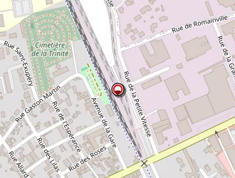 Carte de Stade De La Balastière à Chateau gontier bazouges