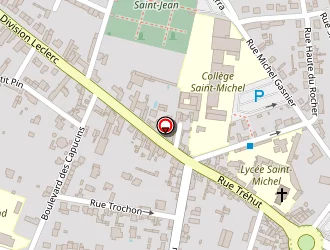 Carte de Diaverum Château-gontier à Chateau gontier bazouges