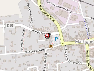 Carte de Vitaufeu Services à Martigné-ferchaud