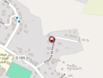 Carte de Complexe Jean Le Mancq à Languidic