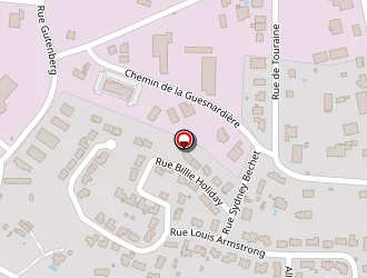 Carte de Le Grand Aulnay à Chateau gontier bazouges