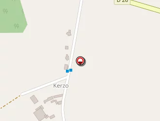 Carte de De Kerzo (gaec) à Caudan