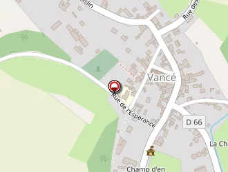 Carte de Ecole Marcel Pagnol à Vancé