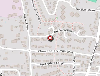 Carte de Gerbouin Bibal à Chateau gontier bazouges