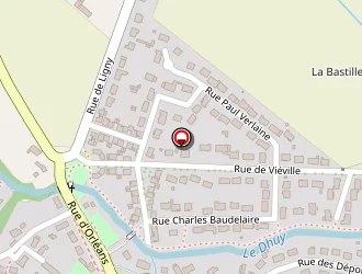 Carte de Leroux Aude à Saint-cyr-en-val