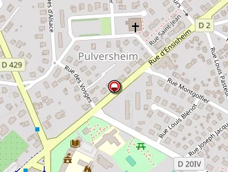 Carte de Complexe Sportif à Pulversheim