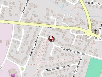 Carte de Coupeau Décoration à Chateau gontier bazouges