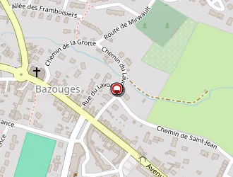 Carte de La Poste à Chateau gontier bazouges