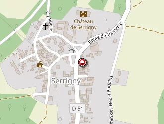 Carte de Mairie à Serrigny