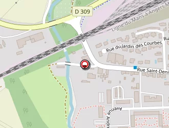 Carte de Salle André Cerisay à Sablé-sur-sarthe