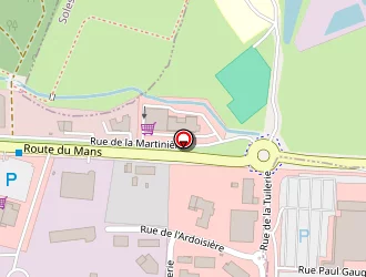 Carte de Centre Leclerc à Sablé-sur-sarthe