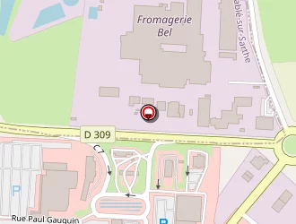 Carte de Espace Bellevue à Solesmes