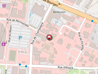 Carte de Blandin à Olivet