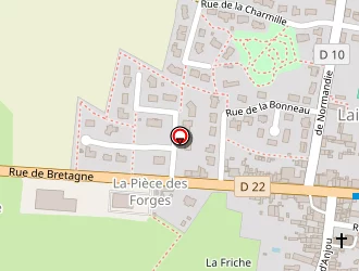 Carte de La P'tite Main à Laigné