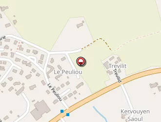 Carte de Kervouyen Glas à Plomeur