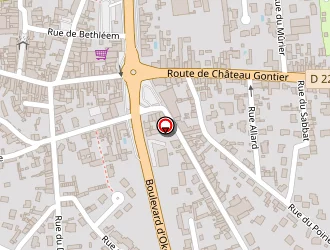 Carte de Hisia à Craon