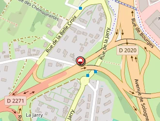 Carte de Dampierre René à Olivet