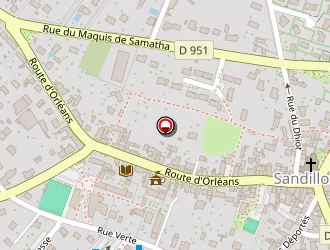 Carte de Le Studio à Sandillon