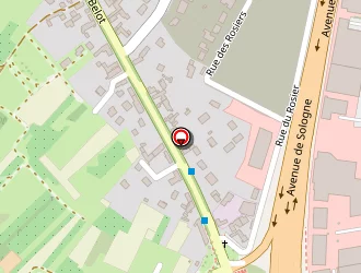 Carte de Perrin Electricité à Olivet