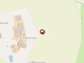 Carte de La Beguinais à Thourie