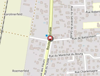 Carte de Jung Frédéric à Rumersheim-le-haut