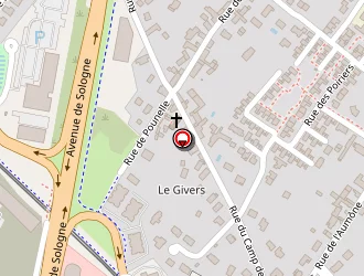 Carte de Y-gard à Olivet