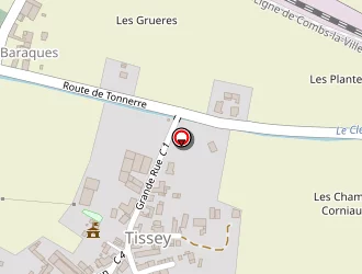 Carte de Levoy Thomas à Tissey