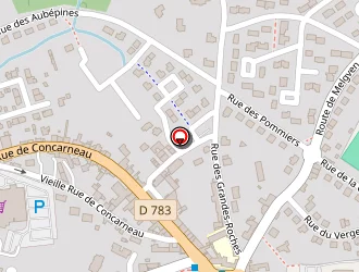 Carte de La Boutique Fleurie à Trégunc